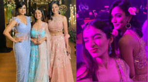 Three Hot Beauties: Shweta Tiwari, Anushka Sen & Sana Makbul look super hot & sensuous at Rahul Vaidya-Disha Parmar’s wedding, fans fall in love