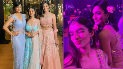 Three Hot Beauties: Shweta Tiwari, Anushka Sen & Sana Makbul look super hot & sensuous at Rahul Vaidya-Disha Parmar’s wedding, fans fall in love