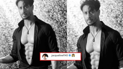 Tiger Shroff flaunts his chiseled abs in latest hot picture, Jacqueline Fernandez loves it