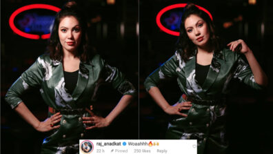 TMKOC Babita Ji aka  Munmun Dutta super-hot in the green satin pantsuit dress, Tapu Beta aka Raj Anadkat feels the heat