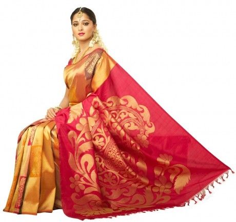 Top Best 10 Kanjeevaram Sarees Of Anushka Shetty Will Give You South Indian Bride-Vibes - 1