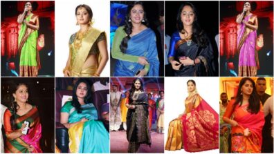 Top Best 10 Kanjeevaram Sarees Of Anushka Shetty Will Give You South Indian Bride-Vibes