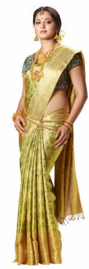 Top Best 10 Kanjeevaram Sarees Of Anushka Shetty Will Give You South Indian Bride-Vibes - 9