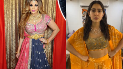 Ultimate Desi Babe (Fan Battle): Rakhi Sawant Vs Sara Ali Khan: Who looks the hottest in wedding attire?