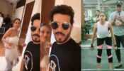[Video] Ladki beautiful kar gayi chill: Nia Sharma does a super hot booty shake dance with Arjun Bijlani, Surbhi Chandna admires