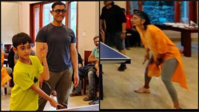 Viral Alert: Aamir Khan, Kiran Rao & son Azad play Table Tennis on the sets of Laal Singh Chaddha, check ASAP