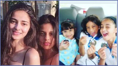 Viral Alert: Unseen Childhood Pictures of Suhana Khan And Ananya Panday’s Flaunting their Medals In Their School Days, check out