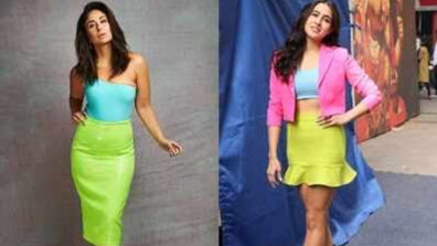 Viral Pic: When Kareena Kapoor & Sara Ali Khan slayed the ‘colour blocking’ trend together