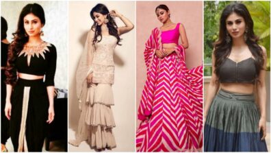 Wanna Make Your Ethnic Bottom Wear Game Stylish: Take Cues From Mouni Roy