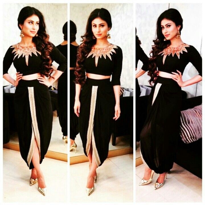 Wanna Make Your Ethnic Bottom Wear Game Stylish: Take Cues From Mouni Roy - 3