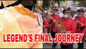 Watch Now: Dilip Kumar’s final journey given with state honours and police march band
