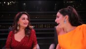 Watch Now: Madhuri Dixit is in awe of Nora Fatehi, see super cute moment