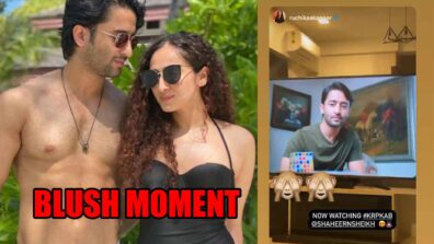 Watch Video: Wife Ruchikaa Kapoor makes hubby Shaheer Sheikh blush