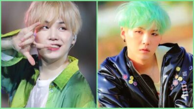 What A Hottie: BTS Suga Green Glam To Top The Glamour Game