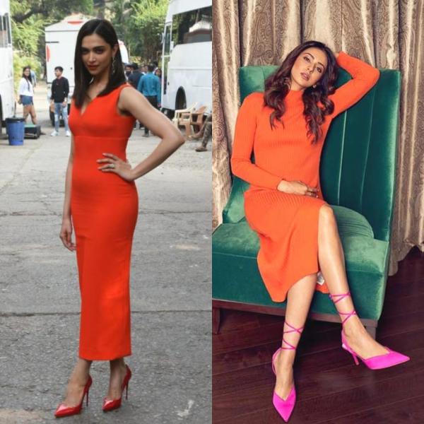 When Deepika Padukone & Rakul Preet Made Statements In Similar Outfits - 1