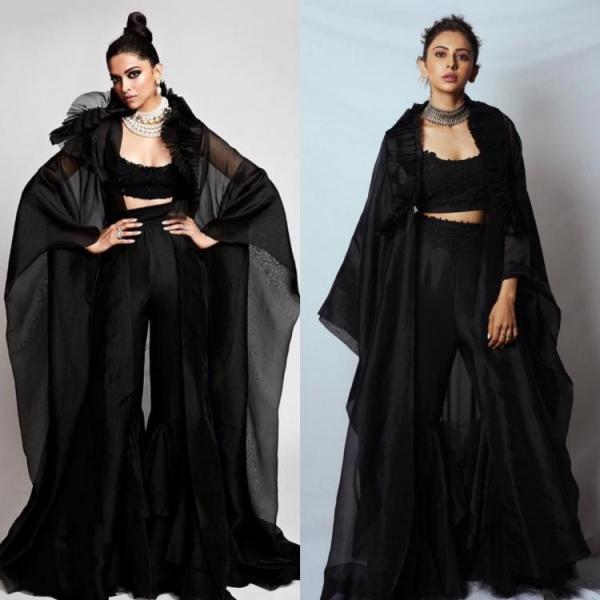 When Deepika Padukone & Rakul Preet Made Statements In Similar Outfits - 2