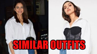 When Deepika Padukone & Rakul Preet Made Statements In Similar Outfits