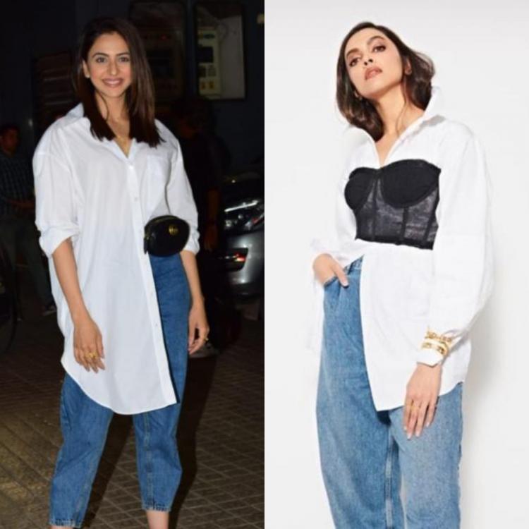 When Deepika Padukone & Rakul Preet Made Statements In Similar Outfits - 0