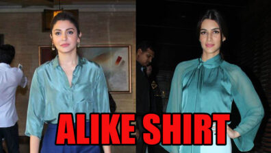 When Kriti Sanon & Anushka Sharma Wore An Alike Shirt