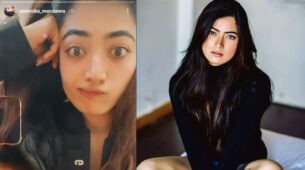 Why is Rashmika Mandanna making a weird face in public?