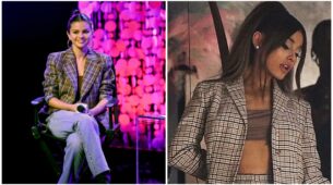 Selena Gomez & Ariana Grande Are Setting Up New Fashion Goals In Blazers