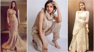 3 Times Kajal Aggarwal Carried Neutral Colours & Upgraded Our Vogue Sense