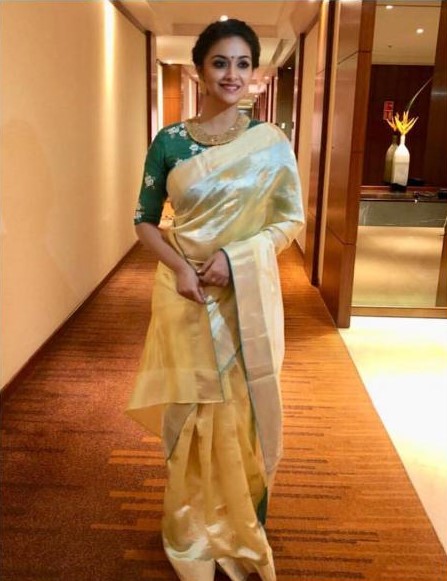 5 Times When Keerthy Suresh Stole Everyone’s Hearts With Indian Traditional Wear - 2