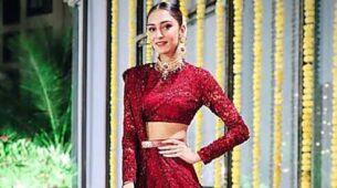 Kasauti Zindagi Kay fame Erica Fernandes looks stunning in lehenga choli