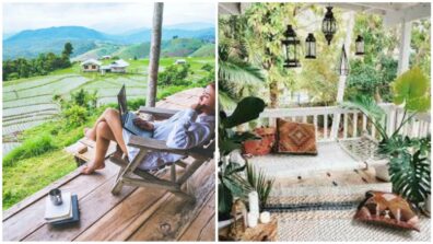 How Does It Feel To Work From Home By Sitting On This Aesthetic, Adorable Balcony? Wanna Try? Go Take Some Aesthetic Cues