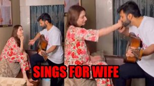 Adorable Video: Rahul Vaidya sings for wife Disha Parmar, wishes good luck for Bade Achhe Lagte Hai 2