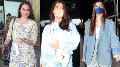 Airport Swag: Have an early morning flight to catch? Burn the casual vogue game like boss babes Sonam Kapoor, Sonakshi Sinha & Pooja Hegde