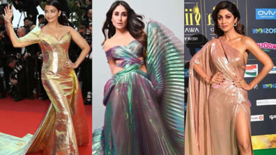 Aishwarya Rai, Kareena Kapoor & Shilpa Shetty are real-life princesses in holographic gowns & these pics are proof