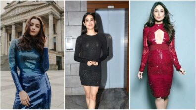 Alia Bhatt, Janhvi Kapoor and Kareena Kapoor are quintessential hot babes in bodycon dresses, fans feel the heat