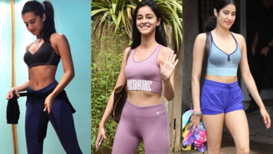 All set to burn some calories in the gym? Get the yoga pant style on point like ‘hot babes’ Tara Sutaria, Ananya Panday and Janhvi Kapoor