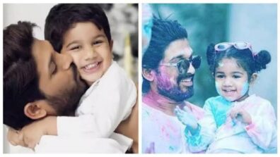 Allu Arjun had a fun Friday as he spends some quality time with his kids Ayaan and Arha; see pics