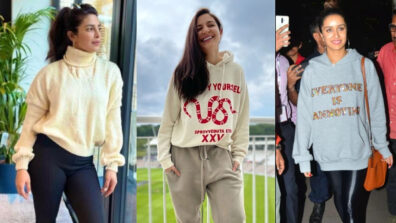 Anushka Sharma, Shraddha Kapoor and Priyanka Chopra are all for ‘Sweatshirt love’, Here’s proof