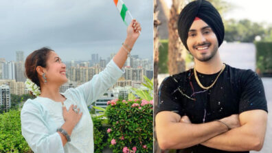 Azaadi Mubarak: Neha Kakkar caught on camera smiling on Independence Day, Rohanpreet Singh leaves a romantic reply