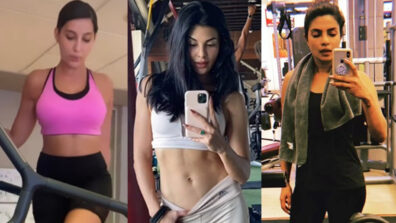 B-Town Hotties Fitness Challenge: Nora Fatehi Vs Jacqueline Fernandez Vs Priyanka Chopra: Whose hot gym avatar gives you butterflies? (Vote Now)