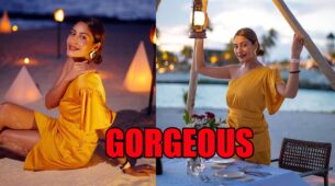 Beach Beauty: Surbhi Chandna looks drop-dead gorgeous in one shoulder yellow dress, fans go crazy