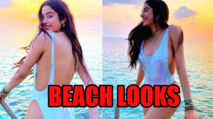 Beauty On Beach: Janhvi Kapoor Looks Drop Dead Gorgeous In Her Beachwear Avatar, See Pics