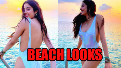 Beauty On Beach: Janhvi Kapoor Looks Drop Dead Gorgeous In Her Beachwear Avatar, See Pics