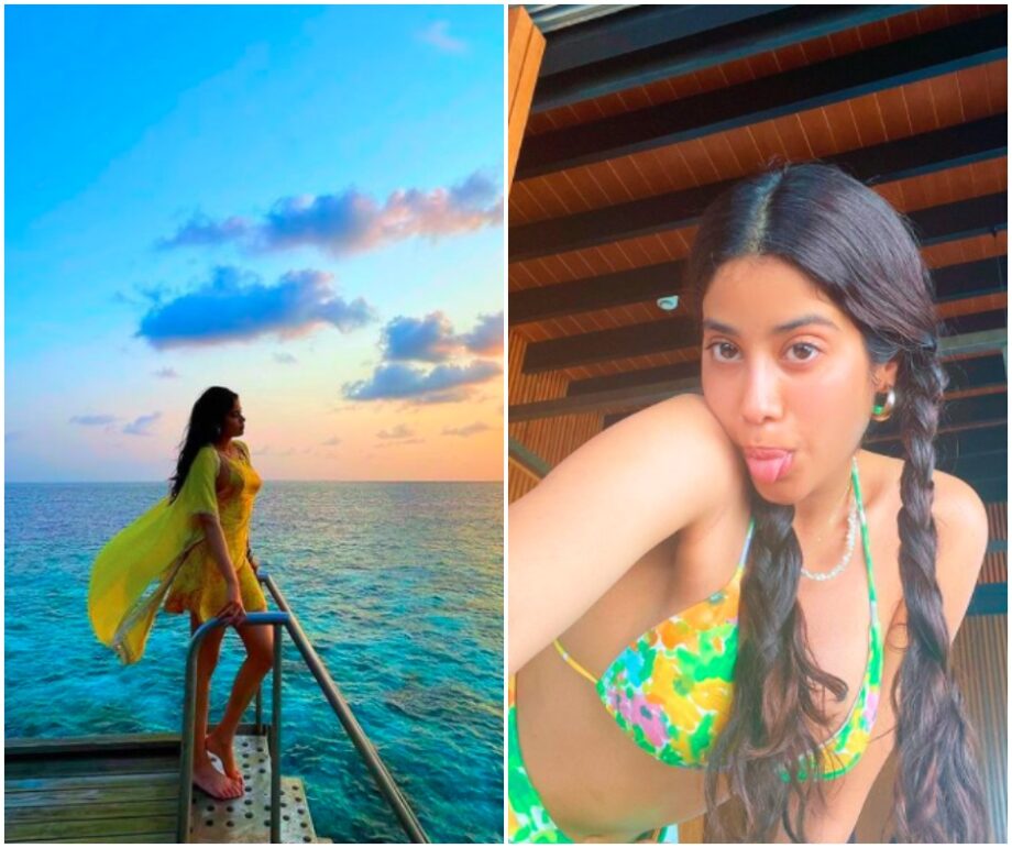 Beauty On Beach: Janhvi Kapoor Looks Drop Dead Gorgeous In Her Beachwear Avatar, See Pics - 3