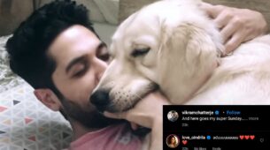 Bengali actor Vikram Chatterjee gets playful with his adorable dog, Oindrila Sen joins the fun