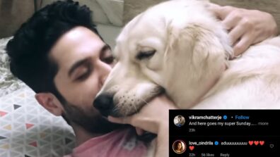 Bengali actor Vikram Chatterjee gets playful with his adorable dog, Oindrila Sen joins the fun