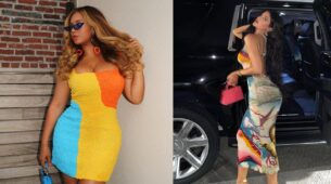 Beyonce VS Kylie Jenner: Hottest Girl In Multi-Colored Bodycon Outfit (FAN BATTLE)