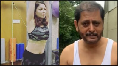 Bhabhi Ji Goes Bold: Saumya Tandon shares hot workout moment in bralette & yoga pants, Rohitashv Gour caught on camera heartbroken and crying