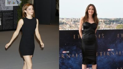 Black Bodycon Dresses For The Win! Angelina Jolie Vs Emma Watson: Who Aced The Bodycon Dress Better?