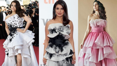 Burn the oomph game in a ruffle gown like ‘boss babes’ Aishwarya Rai, Priyanka Chopra and Nora Fatehi