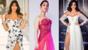 Burning Hot Babes: Nora Fatehi, Tamannaah Bhatia and Anushka Sharma flaunt their hot legs in off-shoulder thigh high outfits, feel the heat