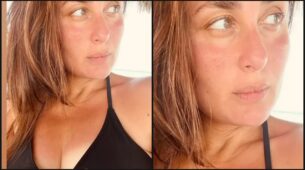 Burning Hot: Kareena Kapoor sets internet on fire in a black bikini, fans in love with her tan line